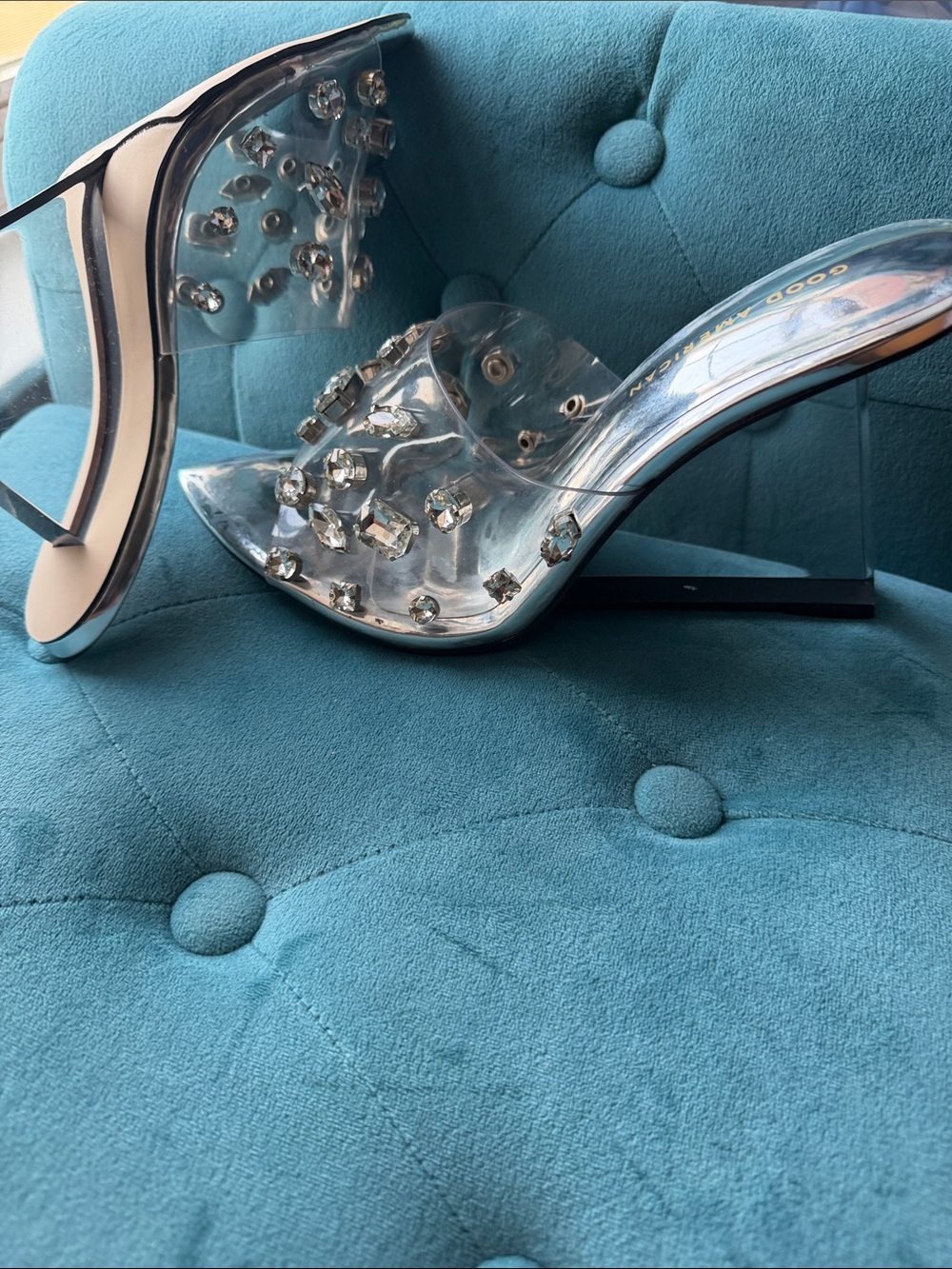 Good American Jeweled Emma Slip Heel - Picture 6 of 14